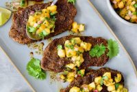 Flame-Kissed Pork Chops with Sweet Peach Salsa