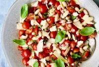 Sun-Drenched Tuscan Cherry Tomato and White Bean Medley