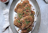 Pecan Crusted Turkey Medallions with Sweet Red Onion Marmalade