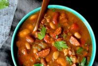 Ultimate Slow Cooker Cajun 15-Bean Soup with Andouille Ham and Bacon
