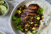 Tropical Tango Chicken with Mango Black Bean Salsa