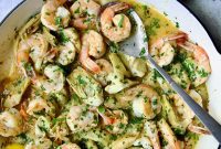 Lemon Artichoke Shrimp Scampi