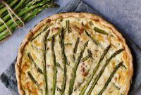 Savory Asparagus Tart with Prosciutto and Fontina
