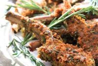 Golden Parmesan Herb Crusted Lamb Chops