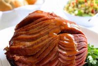 Slow-Cooked Honey-Glazed Ham with Zesty Pineapple Salsa