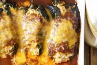 Fiesta Chicken & Cheese Poblanos