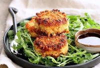 Spicy Tuna Kimchi Fritters with Zesty Soy Ginger Dip