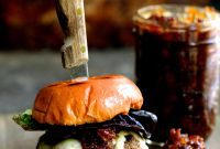 Smoked Gouda Bacon Jam Burgers