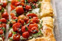 Savory Cherry Tomato and Ricotta Tart