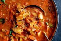 Smoky Kielbasa, Cabbage, and Potato Soup