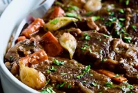 Braised Boneless Beef Short Ribs Bourguignon