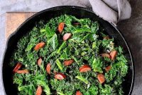 Smoky Andouille and Wilted Kale