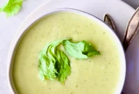 Velvety Celery Leaf Soup
