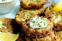 Golden Zucchini Ricotta Patties