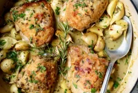 Confit Garlic Chicken Feast