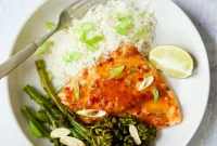 Thai Sheet Pan Fish & Broccolini Delight