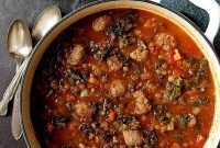 Comforting Sausage and Lentil Soup