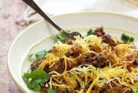 Golden Spaghetti Squash Fideos