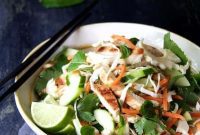 Spicy Ginger Lime Vietnamese Chicken Salad
