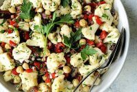 Zesty Sicilian Cauliflower Salad