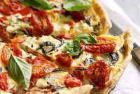 Sun-Drenched Provencal Goat Cheese and Veggie Tart