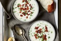 Comforting White Cheddar Potato Leek Soup