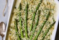 Velvet Asparagus Rice Bake