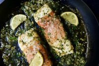 Crispy Prosciutto-Wrapped Halibut with Tangy Caper-Herb Butter