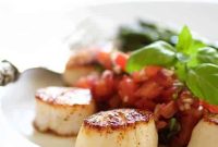Pan-Seared Scallops with Vibrant Balsamic Tomato Salsa
