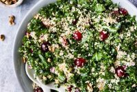 Sweet & Tangy Kale Quinoa Bowl