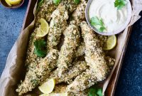 Oven-Crisp Almond Chicken Tenders