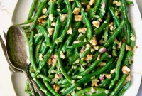 Crisp Green Bean Salad with Zesty Mustard Dressing