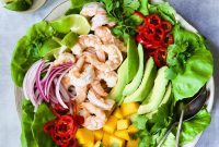 Tropical Shrimp Salad with Sweet Heat Vinaigrette