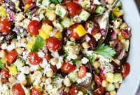 Zesty Mediterranean Chopped Chickpea Salad