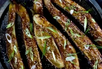 Miso Glazed Eggplant