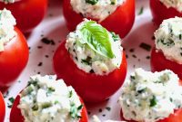 Artichoke and Cream Cheese Tomato Delights