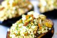 Golden Acorn Squash Delight with Quinoa, Feta, and Pistachios