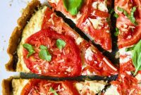 Sun-Kissed Tomato Ricotta Pesto Tart