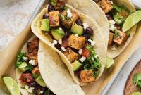 Vibrant Tofu Black Bean Tacos