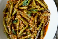 Braised Greek Green Beans