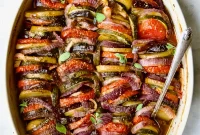 Vibrant Greek Briam Roasted Vegetables