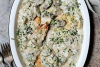 Sherry Cream Turkey Scallopini with Mushrooms and Artichoke Hearts