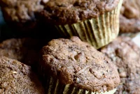 Moist Chocolate Zucchini Muffins
