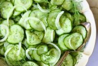 Refreshing Cucumber and Onion Salad