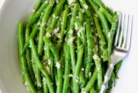 Garlicky Green Beans