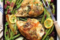 Sheet Pan Roast Chicken with Crispy Potatoes and Tender Green Beans
