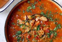 Smoky Kielbasa and Cabbage Stew with White Beans