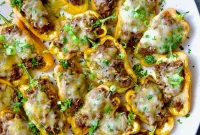 Mini Pepper Taco Poppers