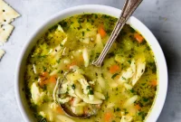 Comforting Chicken and Vegetable Orzo Soup