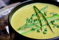 Velvet Asparagus Curry Soup